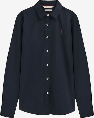 Polo Club Hemd 'Rigby' in Blau: Vorderseite