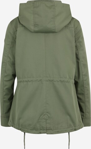 Only Petite Prehodna jakna 'LORCACANVAS' | zelena barva