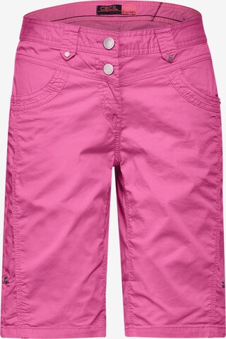 CECIL Regular Shorts in Pink: predná strana