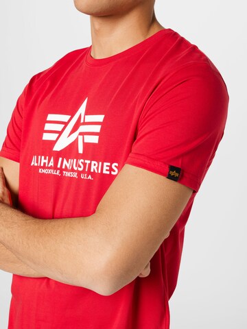 ALPHA INDUSTRIES - Camiseta en rojo