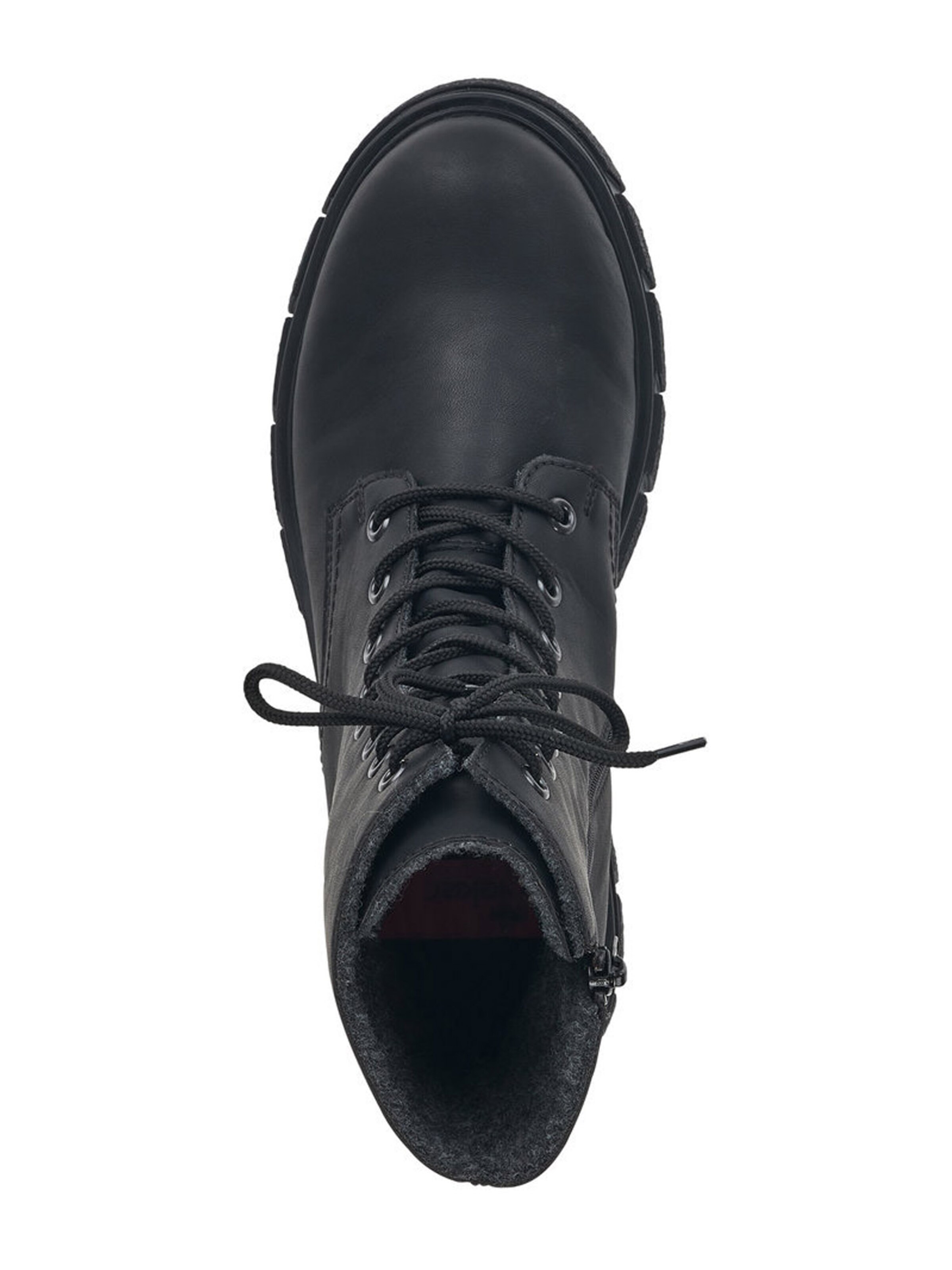 Rieker Ботинки на шнуровке в Черный