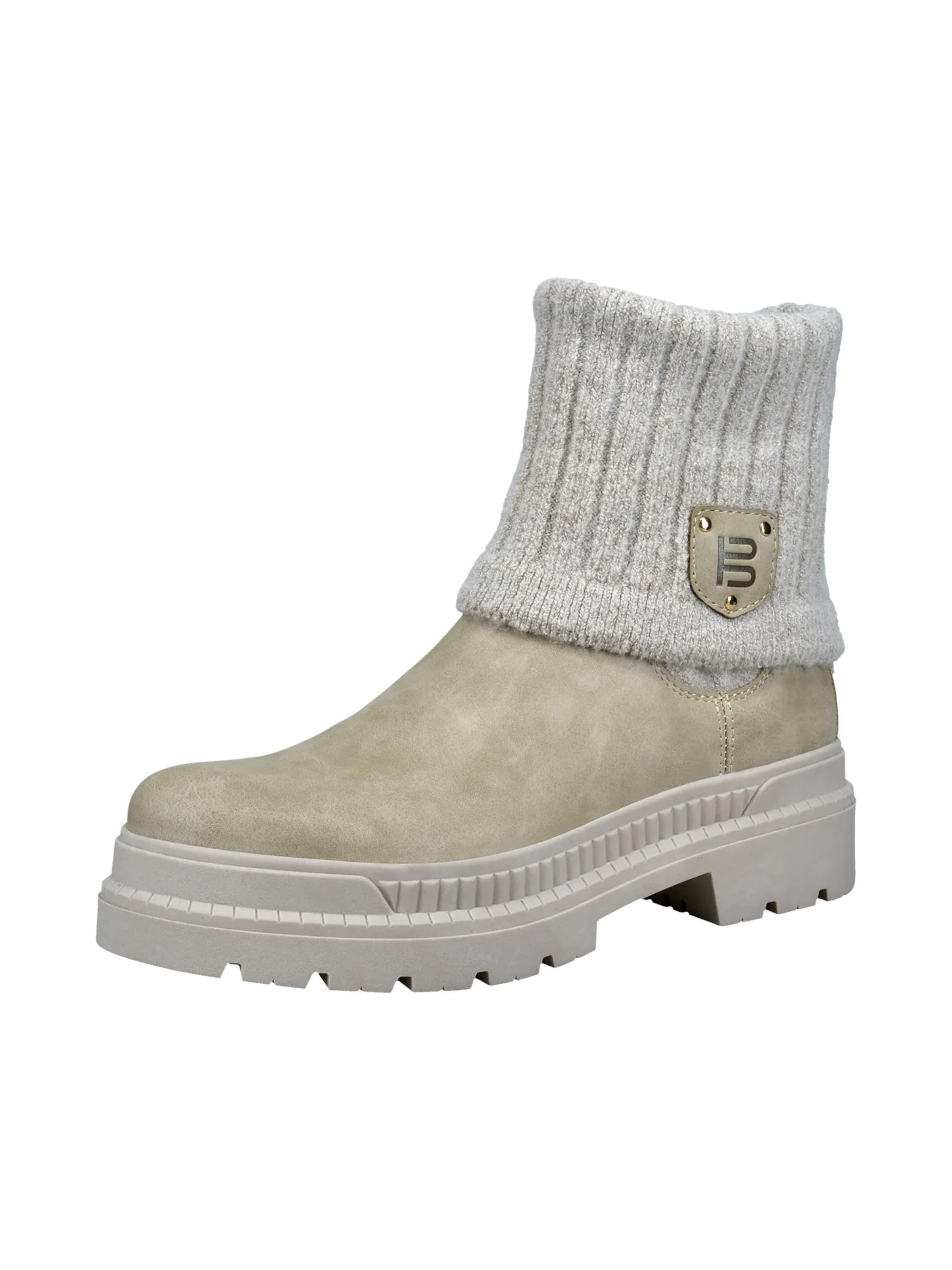 TT. BAGATT - Botines en beige: frente