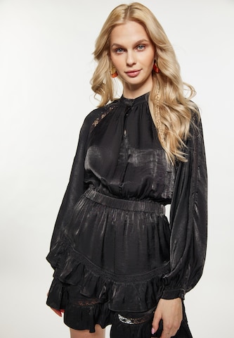 Robe IZIA en noir : devant