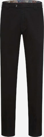 MEYER Chino trousers 'Roma' in Black: front