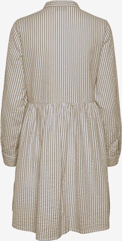 PIECES Shirt dress 'SALLY' in Beige