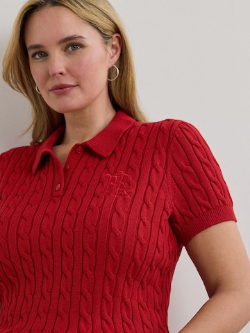 Pulover 'NATRISSA' de la Lauren Ralph Lauren Plus pe roșu