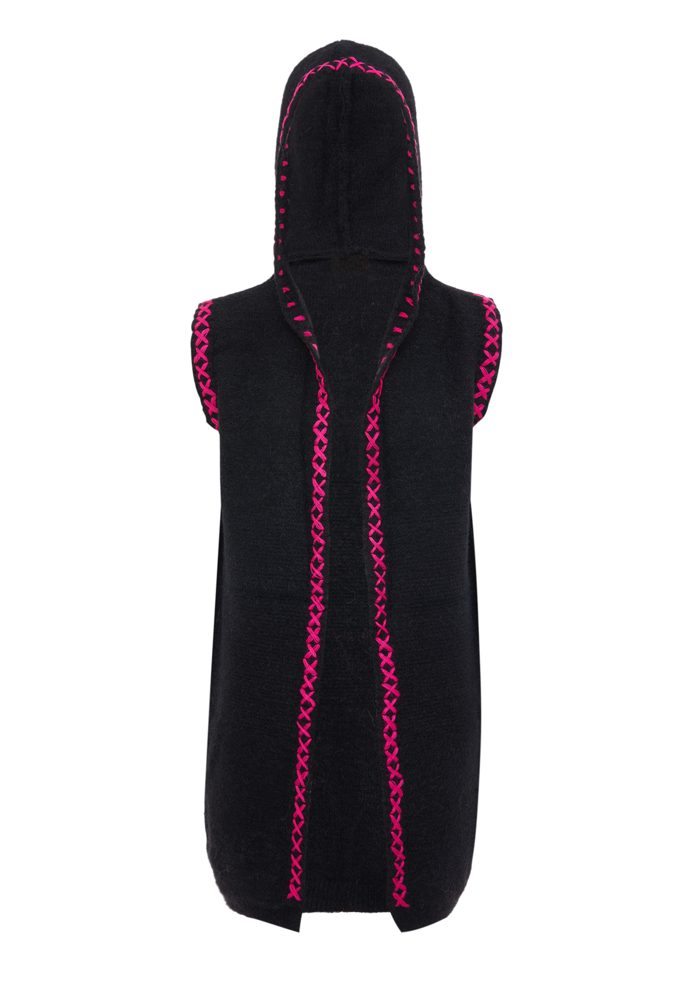 ebeeza Strickweste in Schwarz