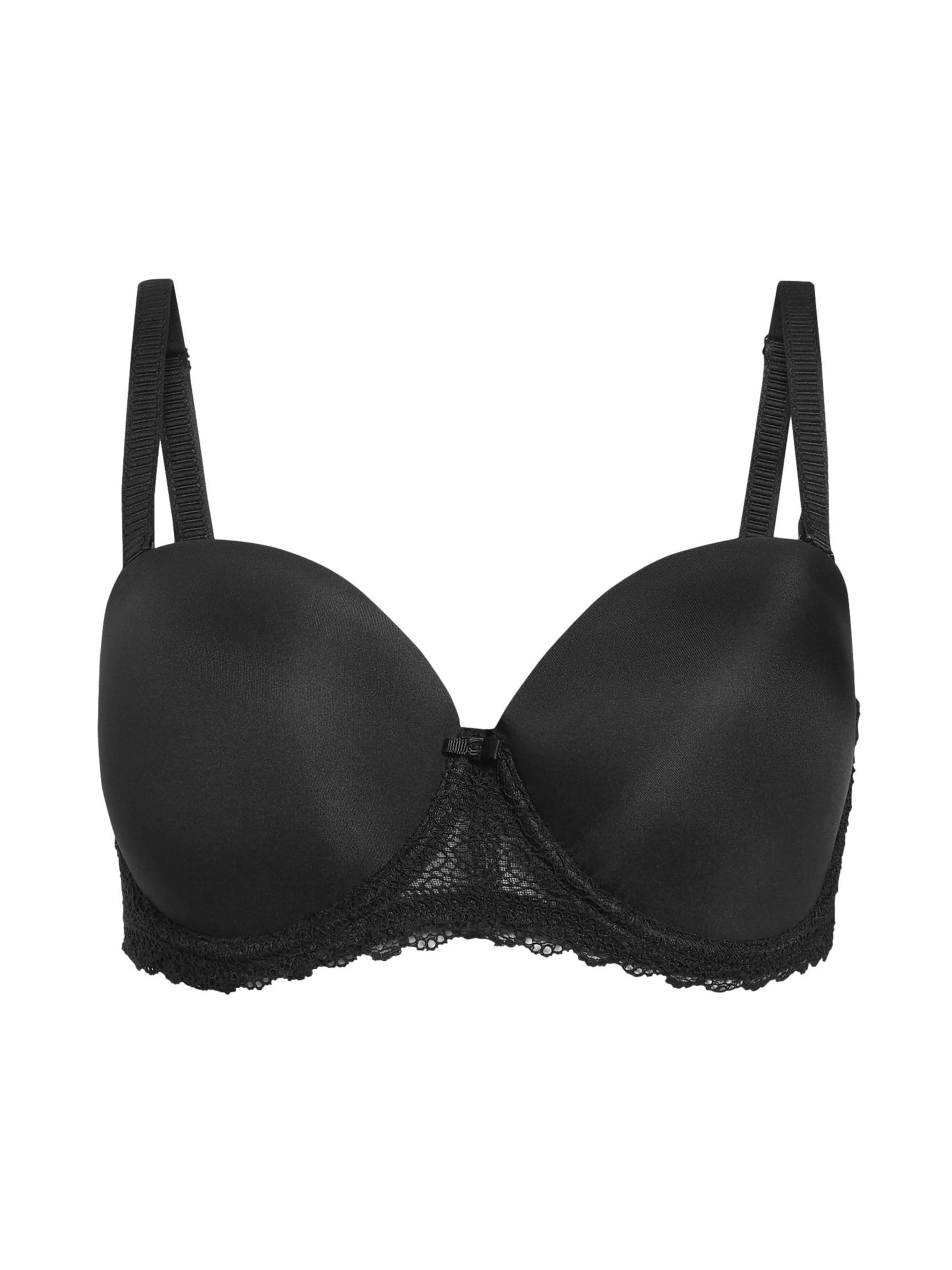 Next Bandeau BH 'Phoebe' in Schwarz: Vorderseite