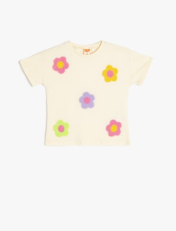 Koton T-Shirt in Beige: Vorderseite
