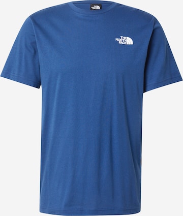 T-Shirt 'REDBOX' THE NORTH FACE en bleu : devant
