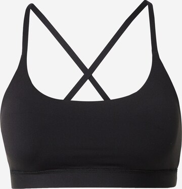 ADIDAS PERFORMANCE Bustier Sport bh 'All Me' in Zwart: voorkant