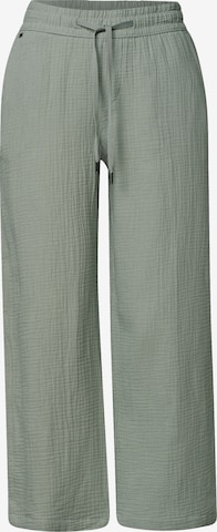 STREET ONE Loosefit Hose in Grün: Vorderseite