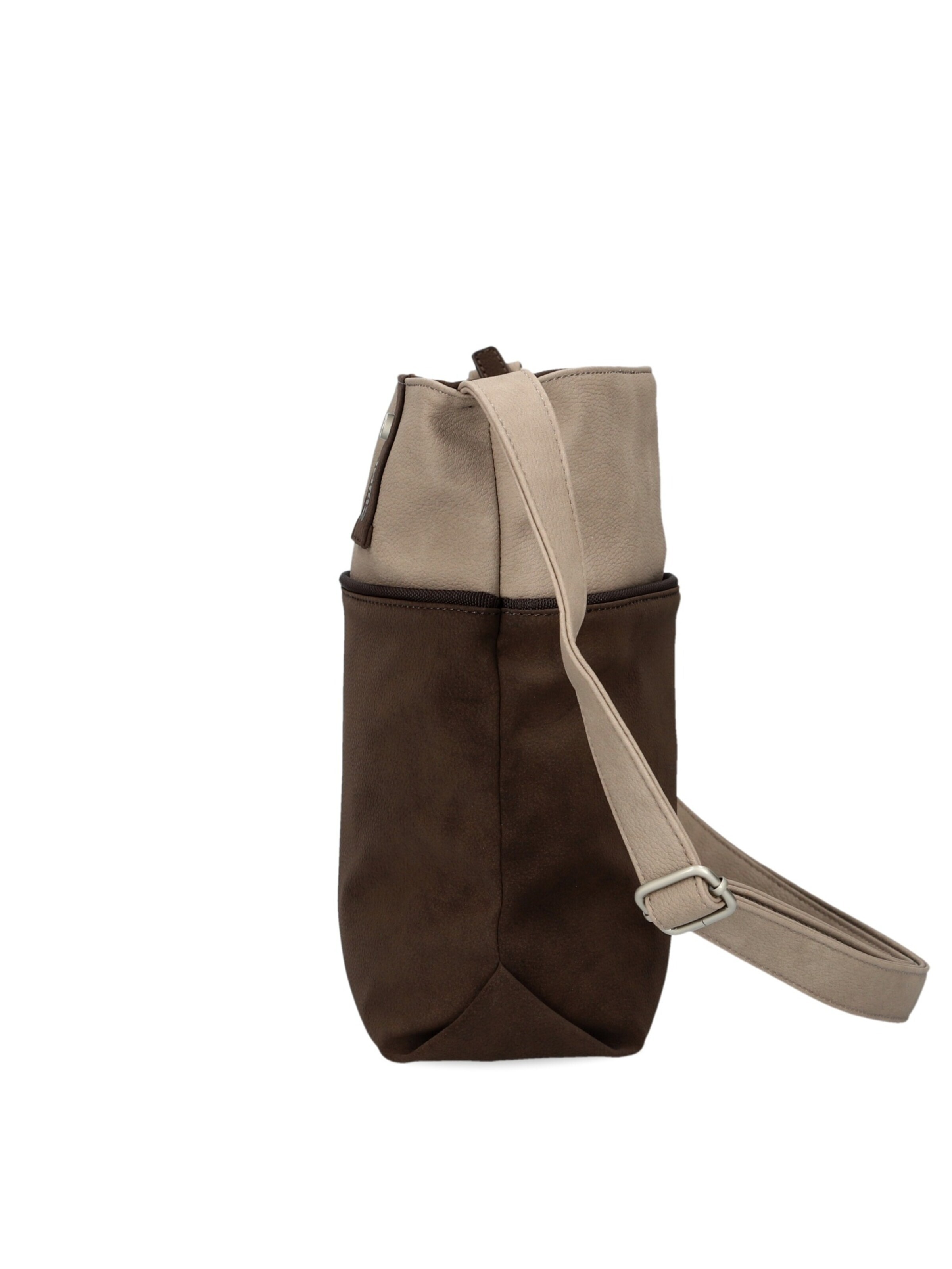 ZWEI Handbag 'JANA J10' in Brown
