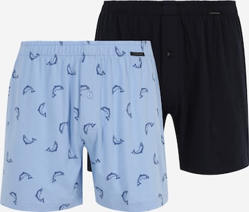 SCHIESSER - Boxers em azul: frente