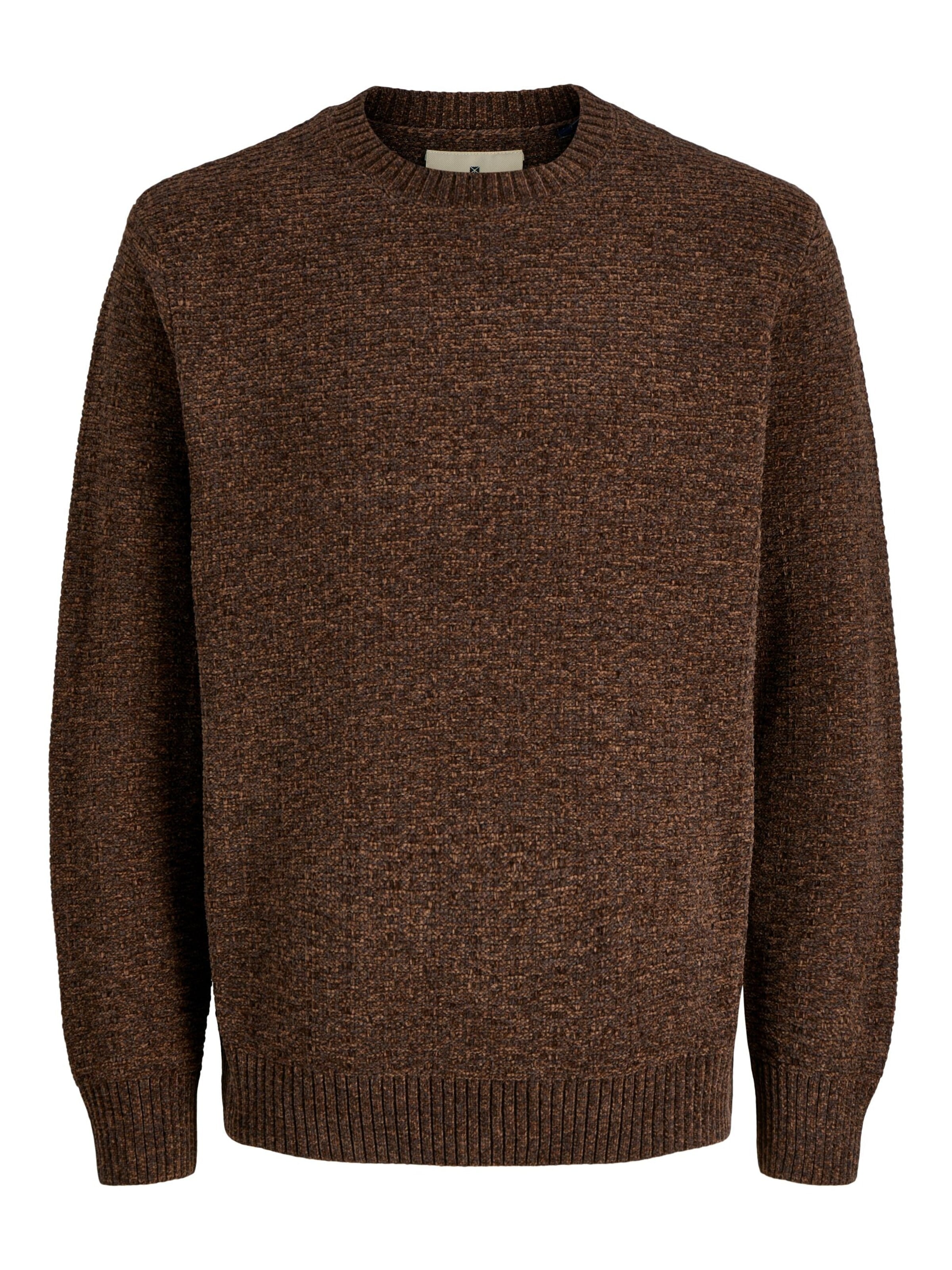 JACK & JONES Pullover '12282178'‌‌‌‌‌‌‌‌‌‌ in Braun: Vorderseite