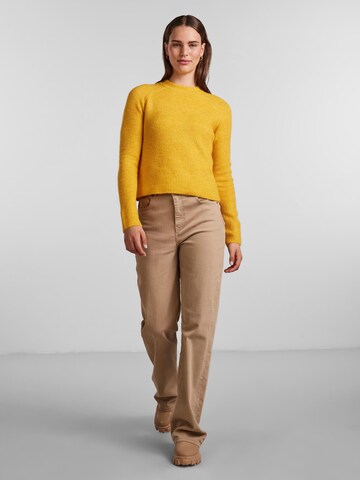 PIECES Pullover 'Ellen' in Gelb