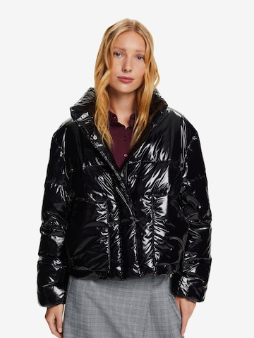 ESPRIT Winter Jacket in Black: front