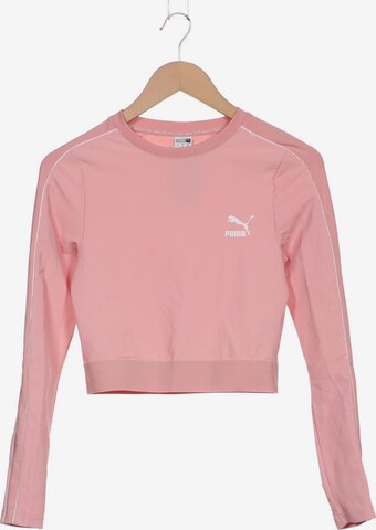 PUMA Langarmshirt M in Pink: predná strana