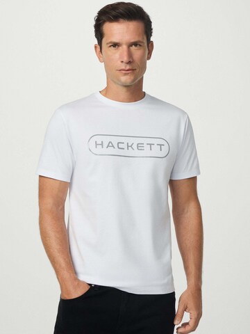Hackett London T-Shirt 'Essential' in Weiß: Vorderseite