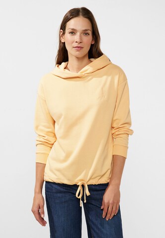 STREET ONE Sweatshirt in Yellow: front