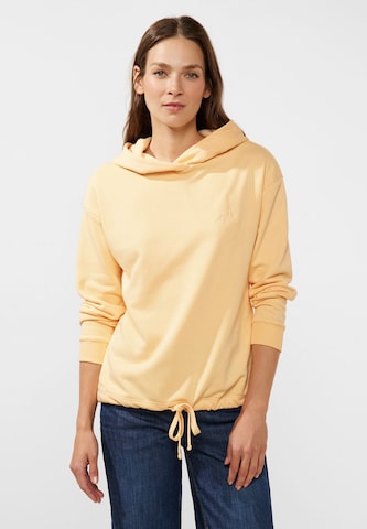 STREET ONE Sweatshirt in Yellow: front