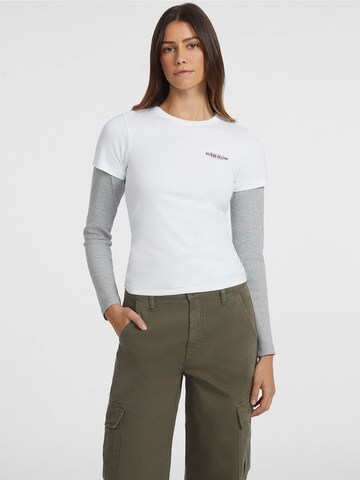 Maglietta di GUESS JEANS in bianco: frontale