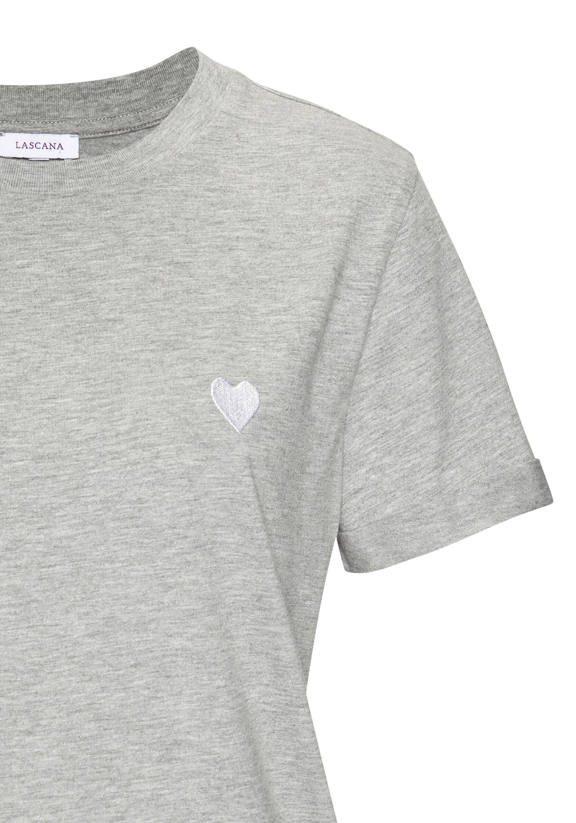 LASCANA Tričko - Sivá