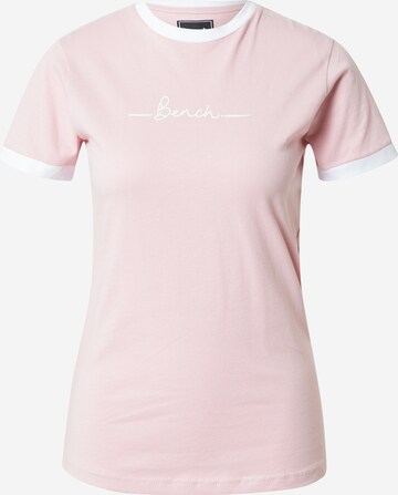 T-shirt BENCH en rose : devant