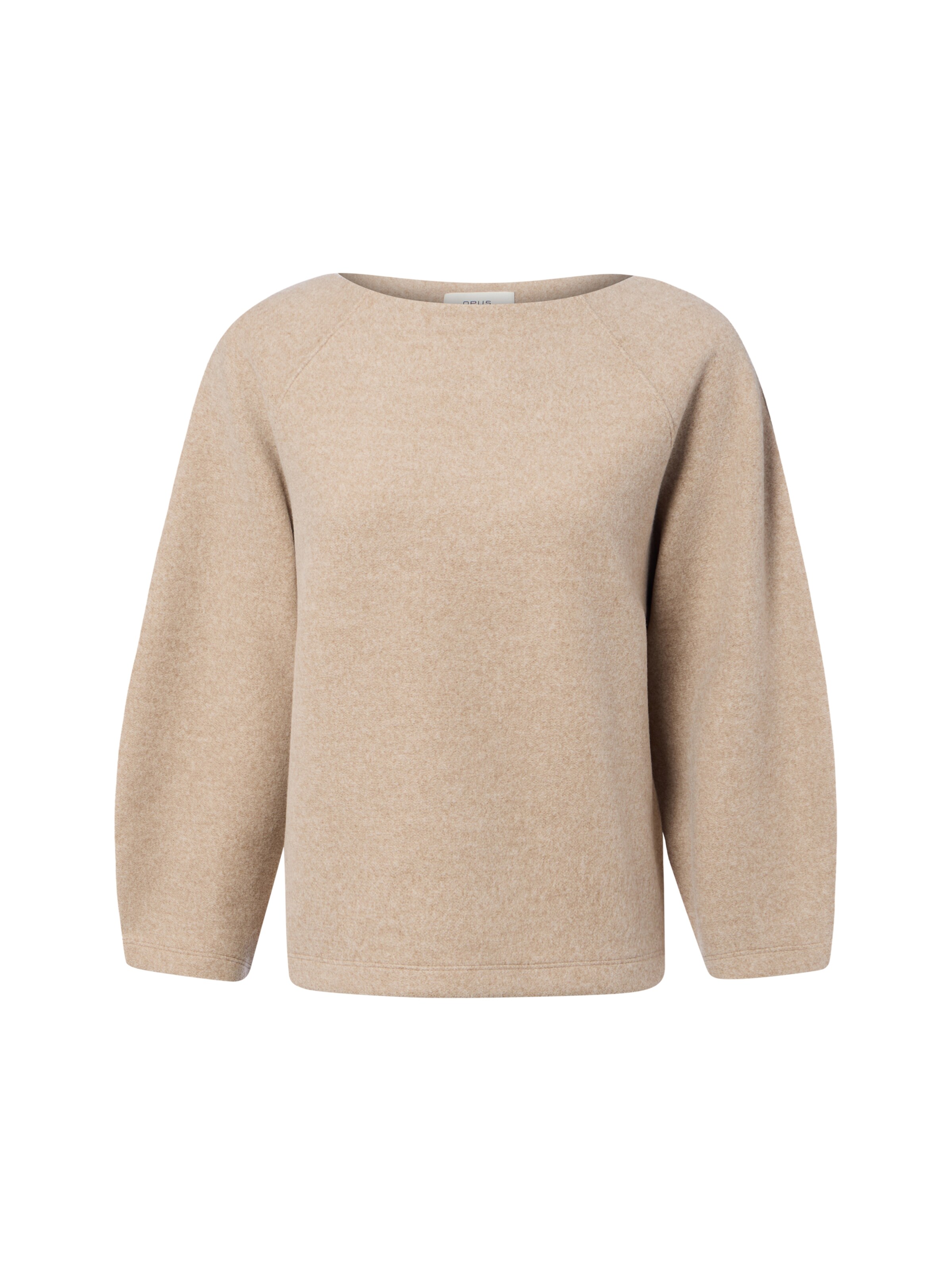 Sweat-shirt 'Gusera' OPUS en beige : devant