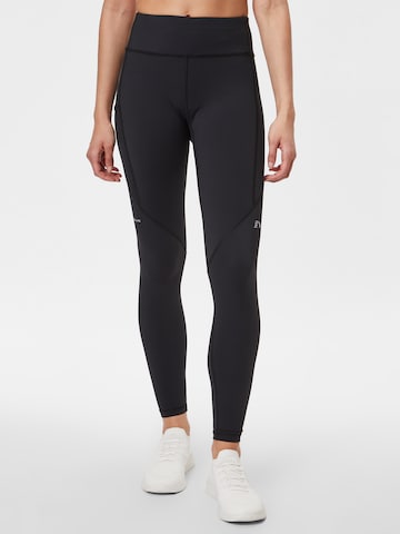 Skinny Pantalon de sport Newline en noir : devant