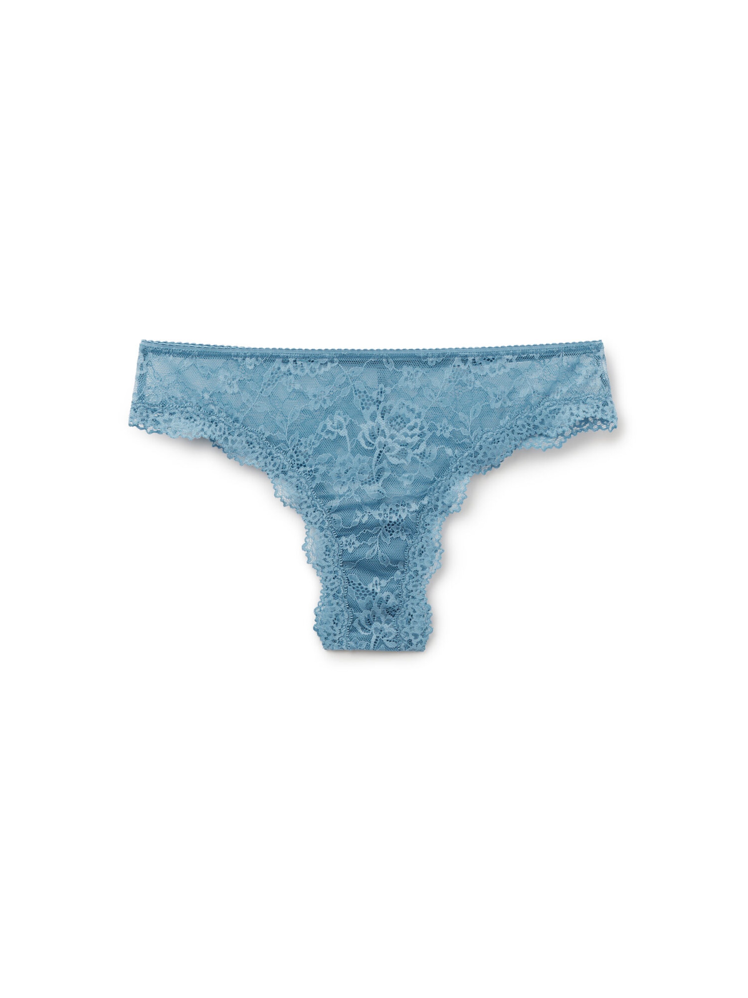 Tezenis Thong in Blue: front