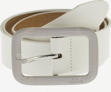 s.Oliver Belt in One size in White: front