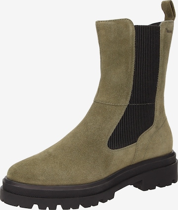 SIOUX Enkellaarsjes 'Kuimba-707' in Groen: voorkant