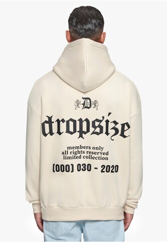 Dropsize - Sudadera 'Dropsize' en blanco