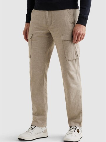 PME Legend Regular Pants 'Jetheed relaxed fit cargo pants' in Beige: front