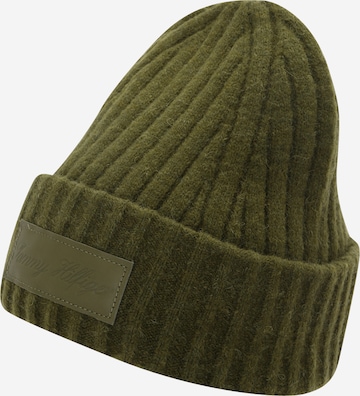 Bonnet TOMMY HILFIGER en vert : devant