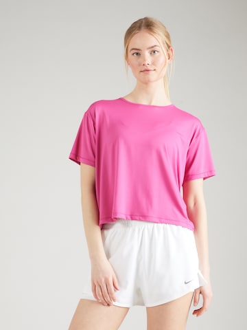 UNDER ARMOUR Функциональная футболка 'Motion' в Ярко-розовый: спереди