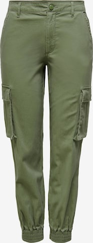 Regular Pantalon cargo 'Betsy' ONLY en vert : devant