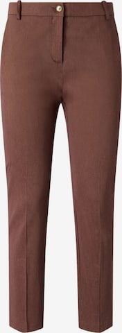 regular Pantaloni 'PINKO BELLO PANTALONE LINO STRETCH PANTALONE' di PINKO in marrone: frontale
