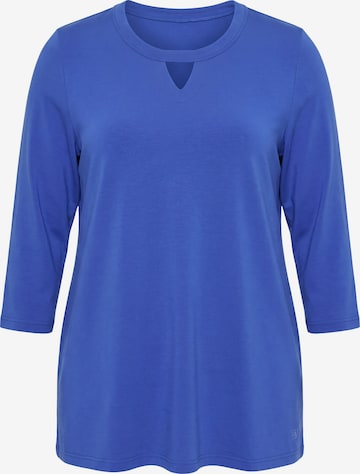 Ulla Popken Shirt in Blau: Vorderseite