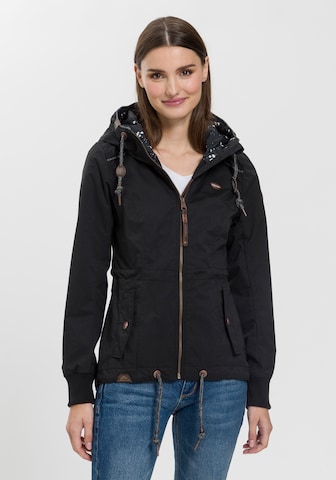 Ragwear Performance Jacket in Black: front