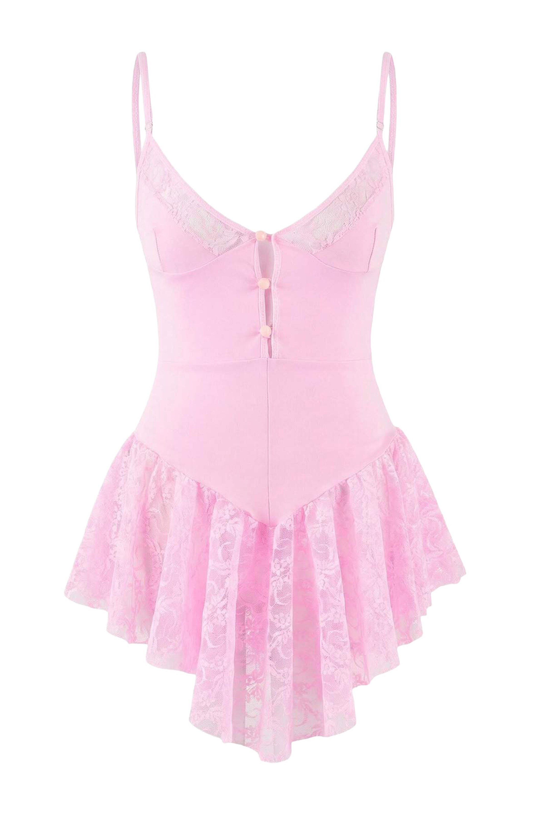 Déshabillé Trendyol en rose : devant