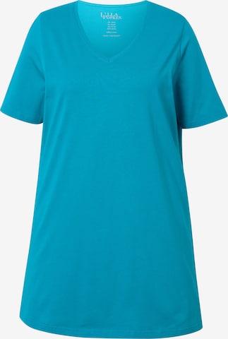 Ulla Popken Longshirt in Blau: Vorderseite