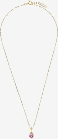 Lucardi Kette 'Herz' in Gold: Vorderseite