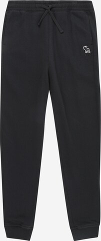 Effilé Pantalon 'ICON ESSENTIALS' Abercrombie & Fitch en noir : devant