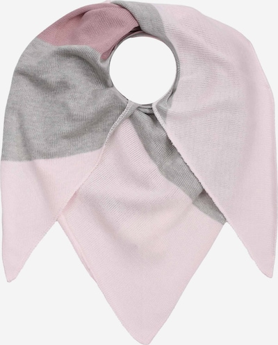 Zwillingsherz Schal in grau / rosa, Produktansicht