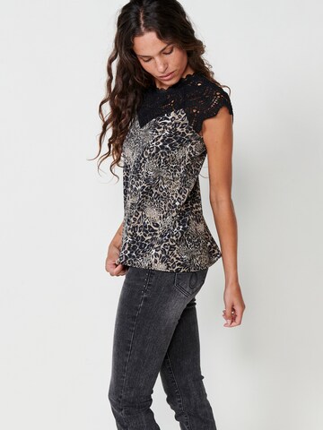 Camicia da donna di KOROSHI in nero