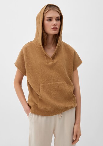 Sweat-shirt s.Oliver en marron : devant