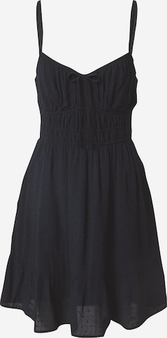 HOLLISTER Καλοκαιρινό φόρεμα σε μαύρο: μπροστά