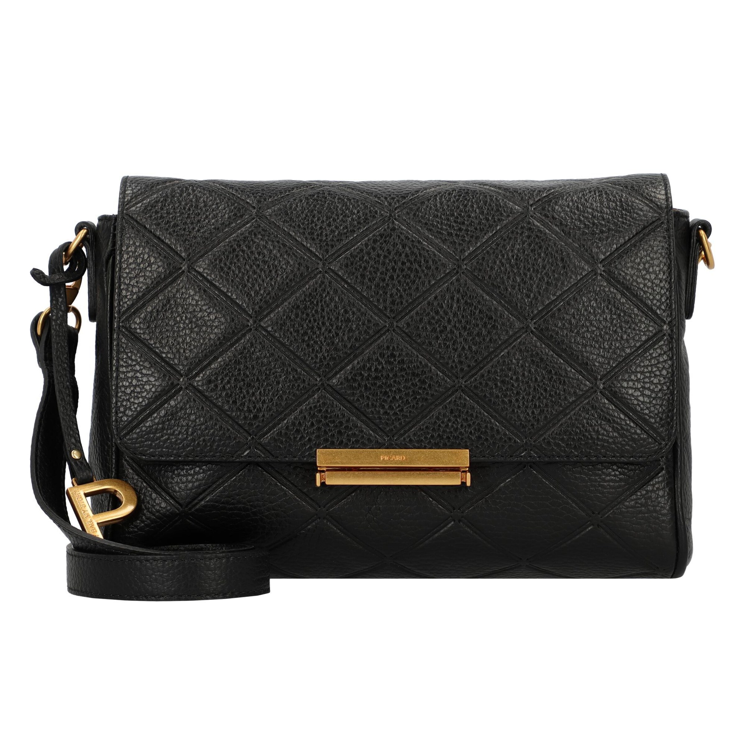 Picard Crossbody Bag in Black: front